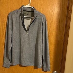 Gray Quarter-Zip Pullover